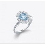 1735 Aquamarine Ring 