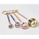 Mixed Metallic Measuring Spoons Set of Four