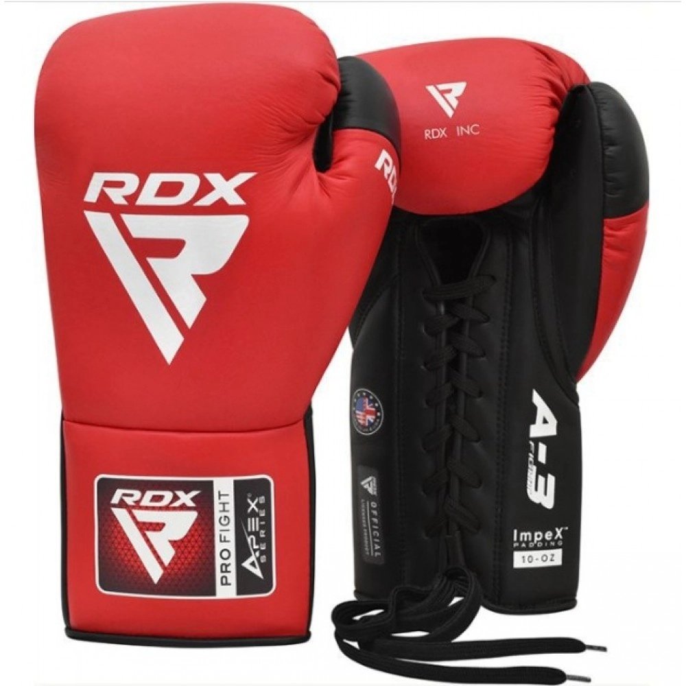 Rdx Pf Apex Competition/Fight Lace Up Boxing Gloves